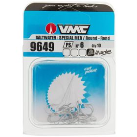 VMC 9649PS 10'lu Perma Steel 12 Üçlü Olta İğnesi