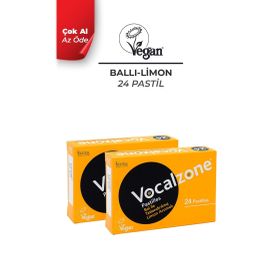 Vocalzone Ballı Limonlu 2x24 Pastil
