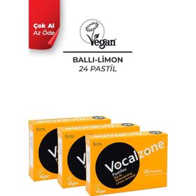 Vocalzone Ballı Limonlu 3x24 Pastil