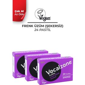 Vocalzone Frenk Üzümlü 3x24 Pastil