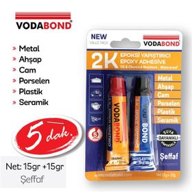 Vodabond 2K Rapid Epoksi A15Ggr + B15 Gr Yapıştırıcı