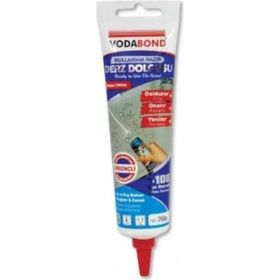 Vodabond Fayans Seramik Mermer ve Yer Duvar İçin Beyaz 250 gr Tamir Derz Dolgu
