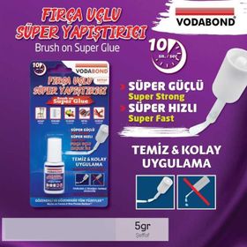 Vodabond Şırınga Epoksi Şeffaf 6 ml Yapıştırıcı