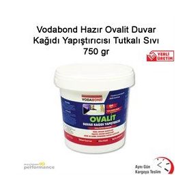 Vodabond Sıvı 750 gr Hazır Ovalit Duvar Kağıdı Yapıştırıcısı Tutkalı