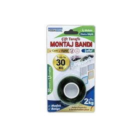 Vodaseal 10 mm 5 Mt Şeffaf Vhb Led Montaj Bandı