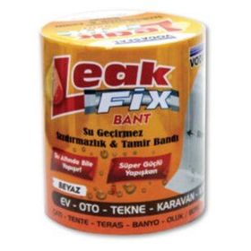 Vodaseal 100 mm x 1.5 m Beyaz Leakfix Yama Bandı