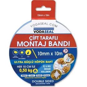 Vodaseal 10x10 mt Kablo Kanalları İçin Çift Taraflı Montaj Bandı