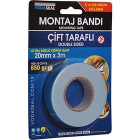 Vodaseal 20 mm 3 mt Çift Taraflı Montaj Bandı