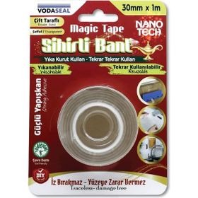 Vodaseal 30 mm x 1 m Şeffaf Sihirli Bant