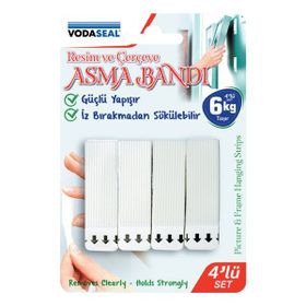 Vodaseal 4'lü Resim Çerçeve Asma Bandı