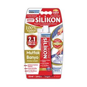 Vodaseal 50 gr Şeffaf Tüp Silikon
