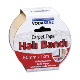 Vodaseal 50 mm x 12 m Beyaz Halı Montaj Bandı