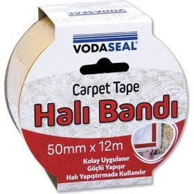 Vodaseal 50 mm x 12 m Beyaz Halı Montaj Bandı