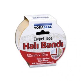 Vodaseal 50 mm x 12 m Beyaz Halı Montaj Bandı