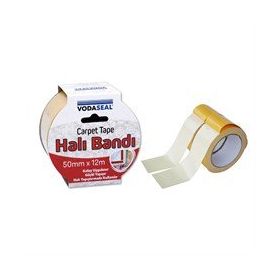 Vodaseal 50 mm x 12 m Beyaz Halı Montaj Bandı