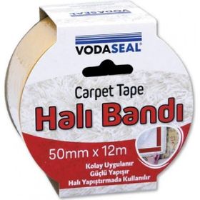 Vodaseal 50 mm x 12 m Beyaz Halı Montaj Bandı