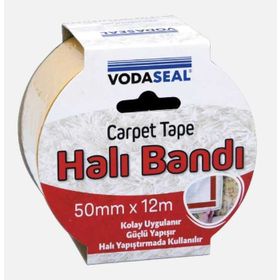 Vodaseal 50 mm x 12 m Beyaz Halı Montaj Bandı