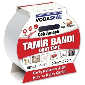 Vodaseal 50 mm x 25 m Beyaz Tamir Bandı
