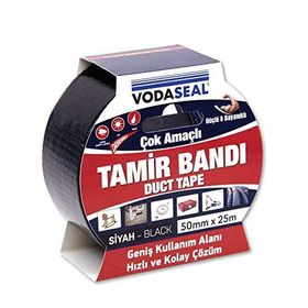 Vodaseal 50 mm x 25 m Siyah Çok Amaçlı Tamir Bandı