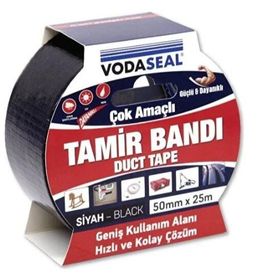 Vodaseal 50 mm x 25 m Siyah Tamir Bandı