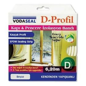 Vodaseal 6,2 m Beyaz Kapı Pencere Bandı