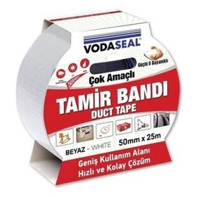 Vodaseal Duct Tape Beyaz 50 mm x 25 m Tamir Bandı