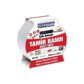 Vodaseal Duct Tape Beyaz 50 mm x 25 m Tamir Bandı