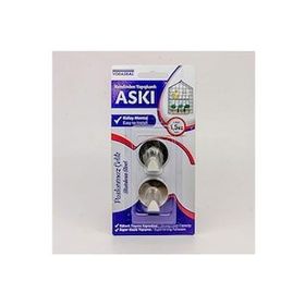 Vodaseal Kendinden Yapışkanlı 2'li Yuvarlak Metal Askı