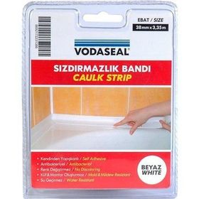 Vodaseal Küvet Kenar Beyaz 38 Mm x 3.35 M Sızdırmazlık Bandı