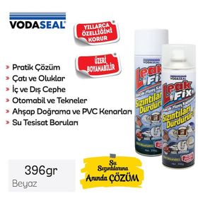 Vodaseal Leax Fix 396 gr Kauçuk Beyaz İzolasyon Spreyi