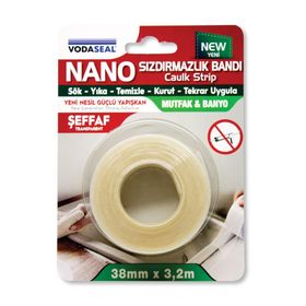 Vodaseal Nano 38 mm x 3.2 mt Şeffaf Sızdırmazlık Bandı