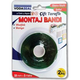 Vodaseal Şeffaf 19 mm x 5 mt VHB Montaj Bandı