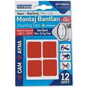 Vodaseal Şeffaf Ebatlı Montaj Bandı