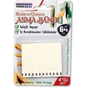 Vodaseal Voda 4'lü Set Resim ve Çerçeve Asma Bandı