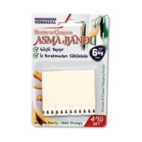 Vodaseal Voda 4'lü Set Resim ve Çerçeve Asma Bandı