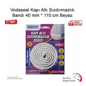 Vodaseal VODASEAL0027 40 mm x 110 cm Beyaz Kapı Altı Sızdırmazlık Bandı