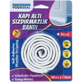 Vodaseal VODASEAL0027 40 mm x 110 cm Beyaz Kapı Altı Sızdırmazlık Bandı