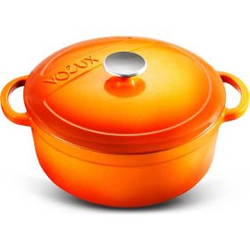 Voeux Kitchenware Amusant Turuncu 28 cm Derin Döküm Tencere