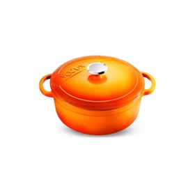 Voeux Kitchenware Amusant Turuncu 28 cm Derin Döküm Tencere