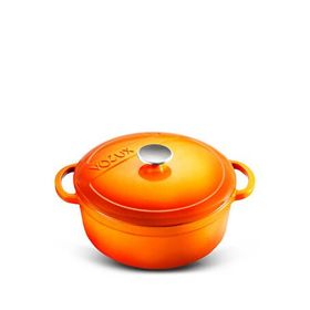 Voeux Kitchenware Amusant Turuncu 28 cm Derin Döküm Tencere