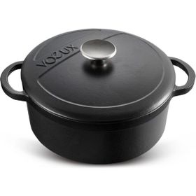 Voeux Kitchenware Elegance Siyah 24 cm Derin Döküm Tencere