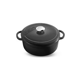 Voeux Kitchenware Elegance Siyah 28 cm Derin Döküm Tencere