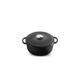 Voeux Kitchenware Elegance Siyah Derin 20 cm Döküm Tencere