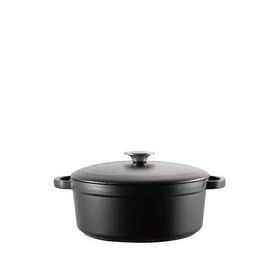 Voeux Kitchenware Elegance Siyah Derin 20 cm Döküm Tencere