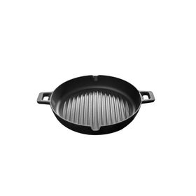 Voeux Kitchenware Elegance Siyah Döküm Yuvarlak Izgara 30 cm Tava
