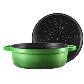 Voeux Kitchenware Forêt Yeşil 24 cm Sığ Döküm Tencere
