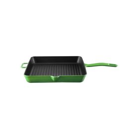 Voeux Kitchenware Forêt Yeşil Döküm Kare Izgara 25 cm Tava
