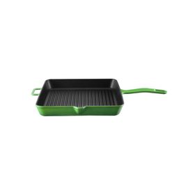 Voeux Kitchenware Forêt Yeşil Döküm Kare Izgara 30 cm Tava