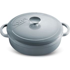 Voeux Kitchenware Gracieuse Gri 24 cm Sığ Döküm Tencere