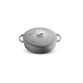Voeux Kitchenware Gracieuse Gri 24 cm Sığ Döküm Tencere